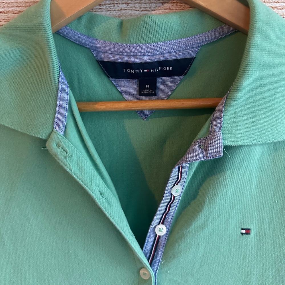 Tommy Hilfiger Green Polo Shirt - Picture 1 of 2
